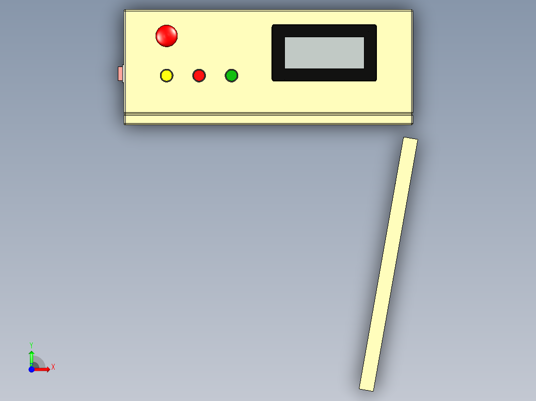 电器柜 电控柜 (43) 机械设计素材前视图