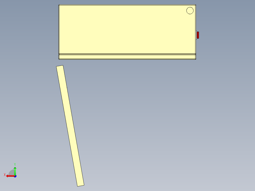 电器柜 电控柜 (43) 机械设计素材后视图