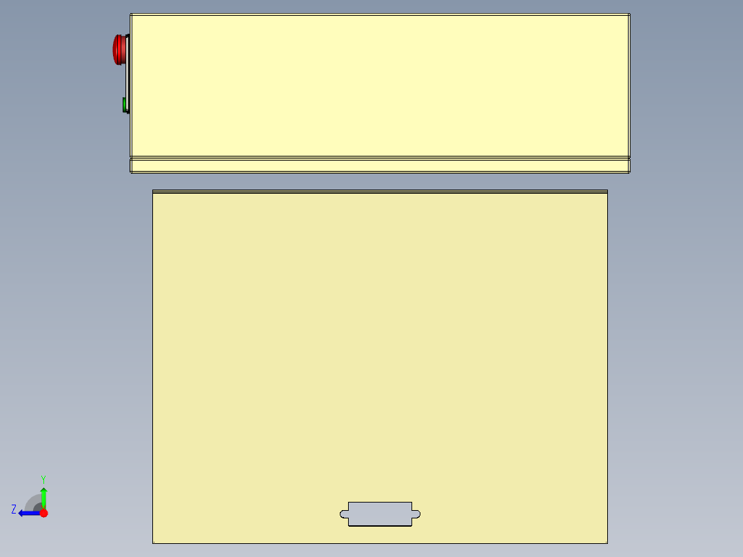 电器柜 电控柜 (43) 机械设计素材右视图