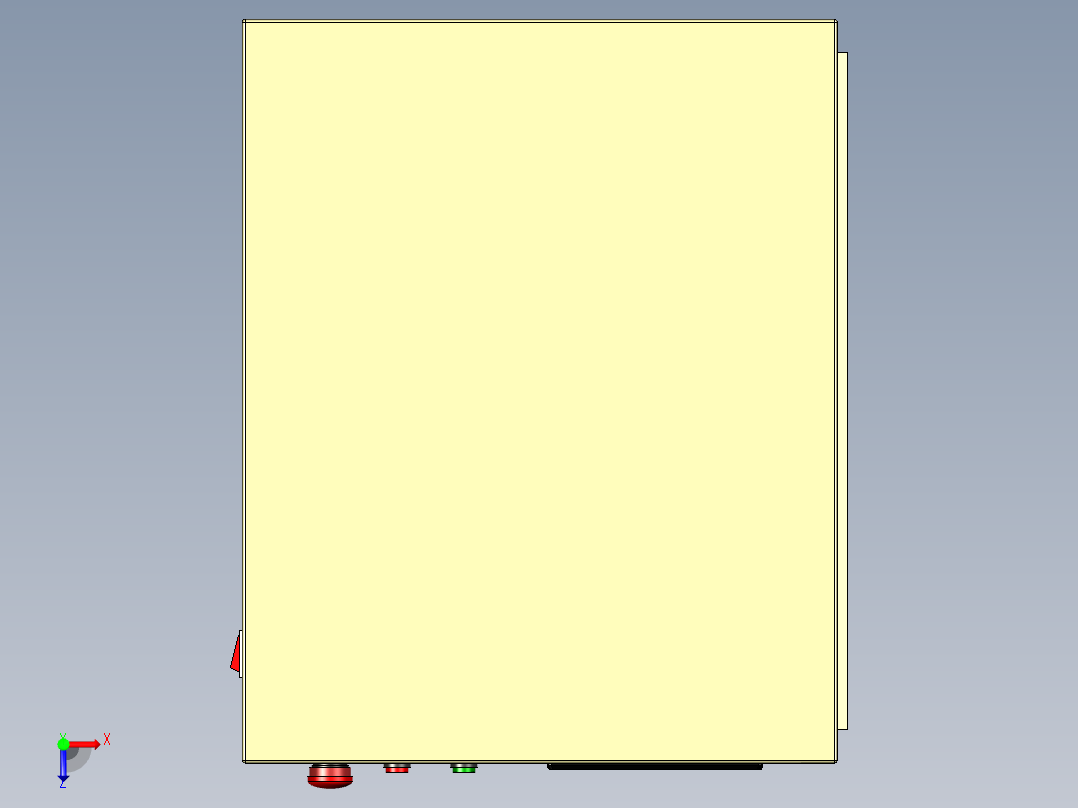 电器柜 电控柜 (43) 机械设计素材俯视图