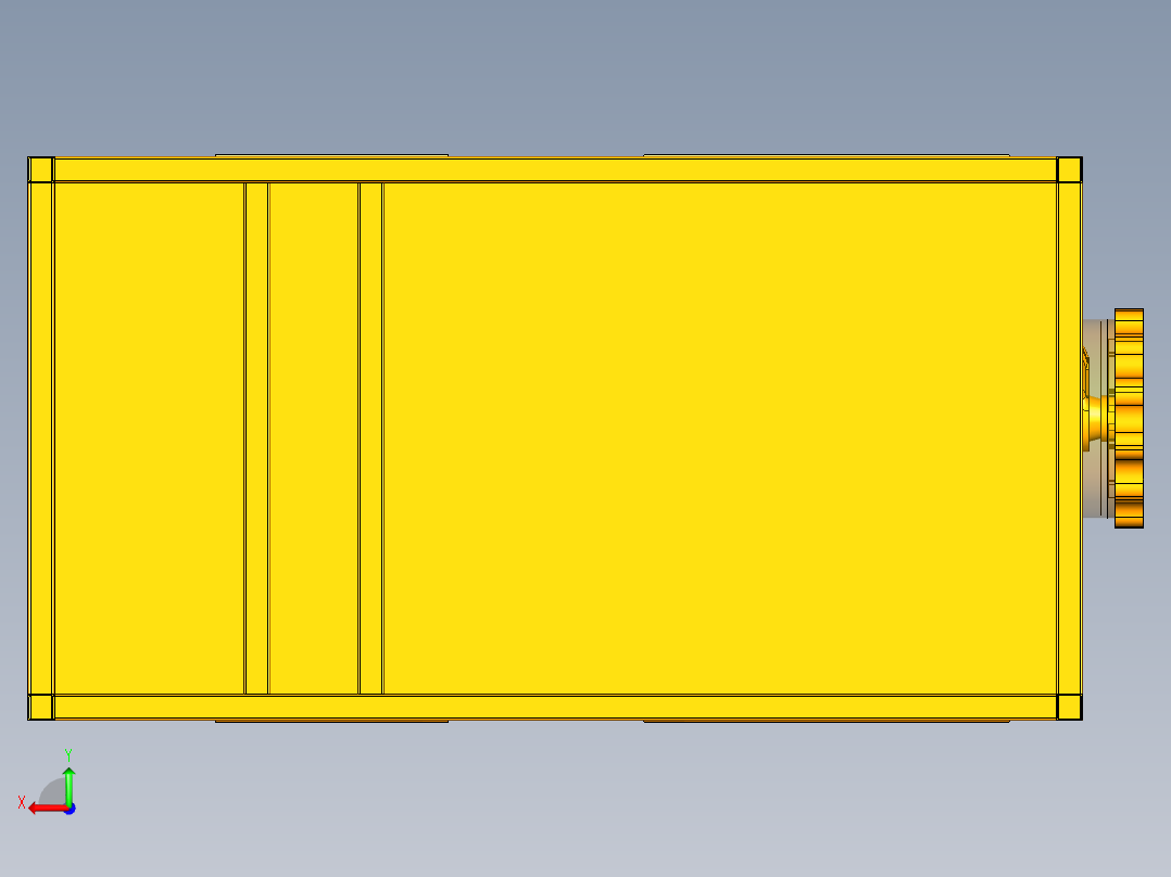 可变速绞肉机二维和三维后视图