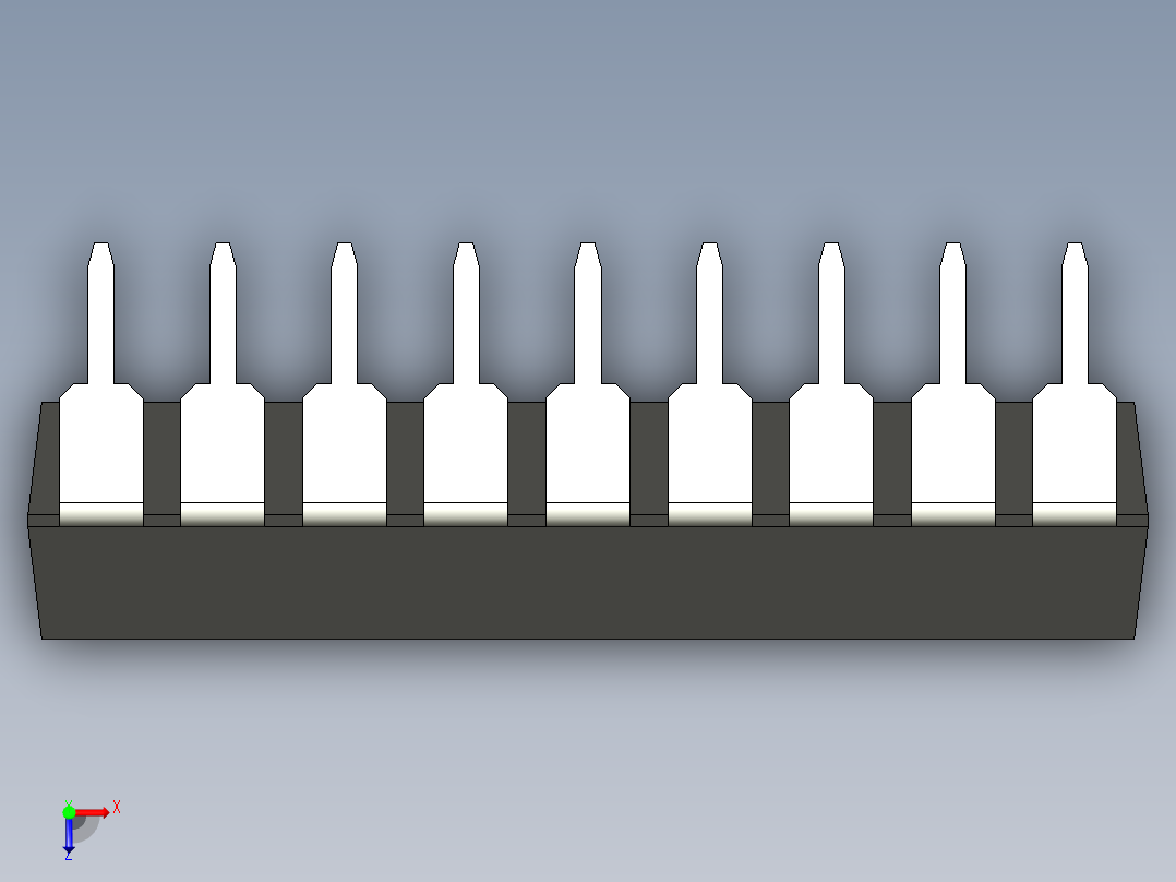 集成电路封装-MS-001AC俯视图