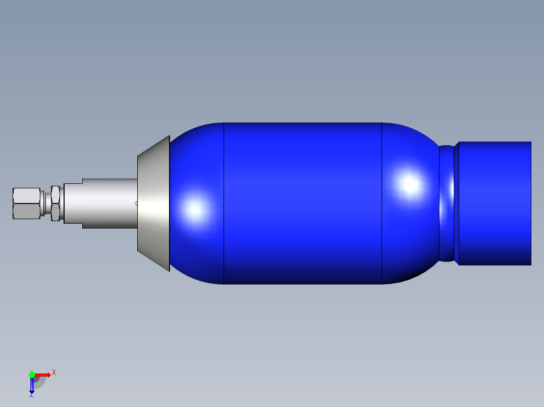 脉动衰减器俯视图