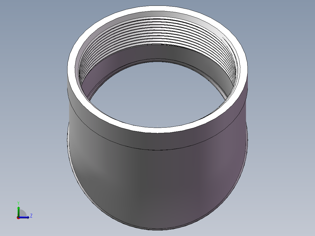 弯头-45°等径 DN80左视图