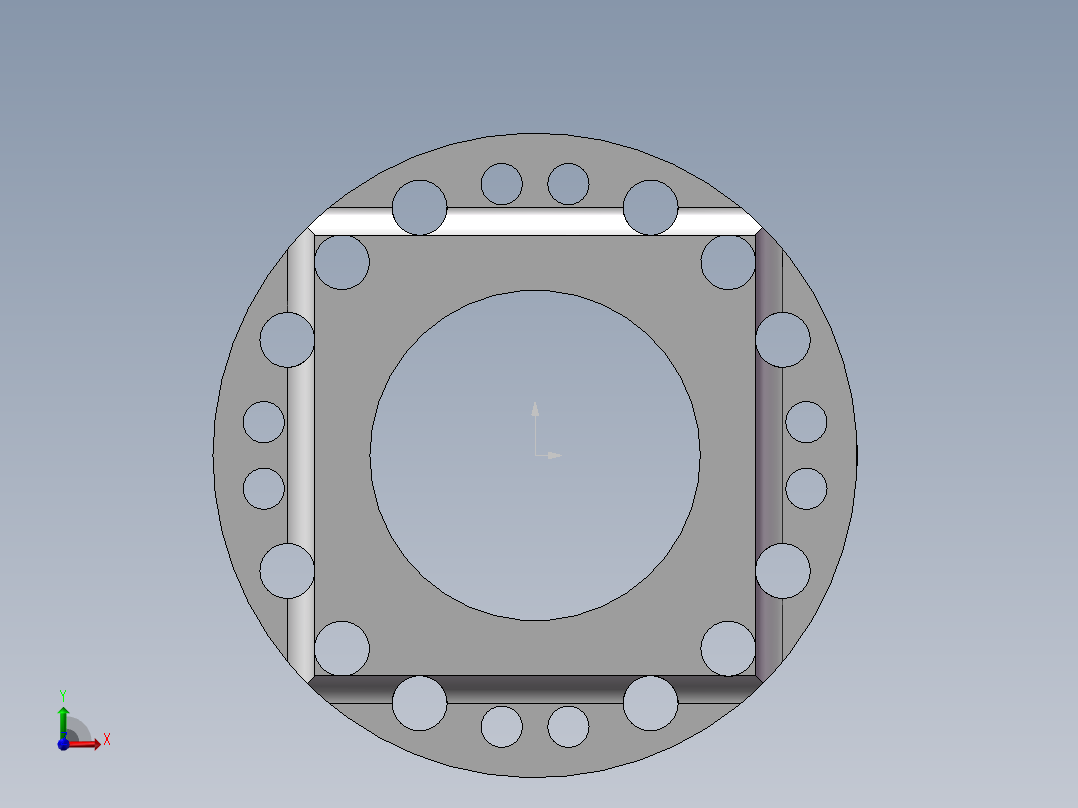 后挡板加工工艺分析前视图