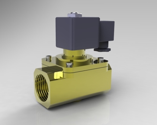 电磁阀STEP _ IGES缩略图