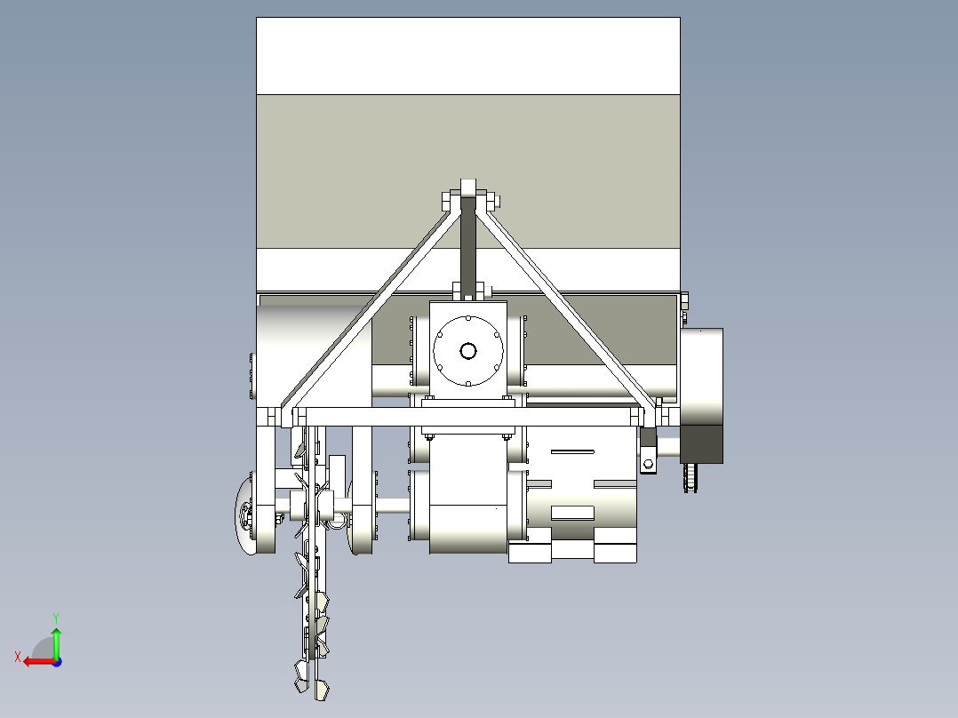 果园开沟施肥机的设计【三维SW】【9张CAD图纸+说明书】后视图