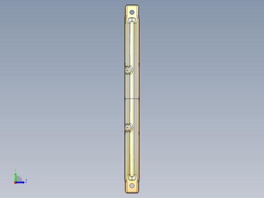 前防撞梁外板的拉深模具设计含UG三维图左视缩略图