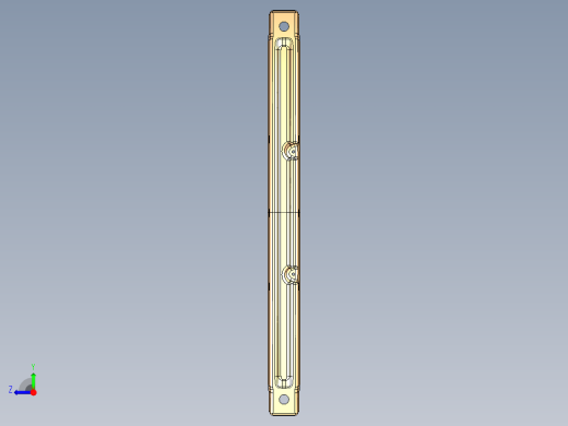 前防撞梁外板的拉深模具设计含UG三维图右视缩略图