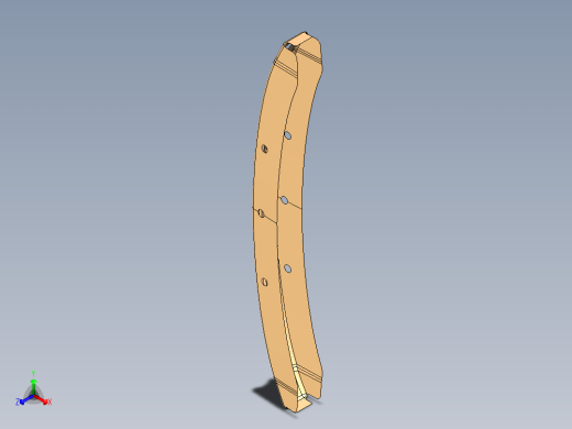 前防撞梁外板的拉深模具设计含UG三维图正等轴测缩略图