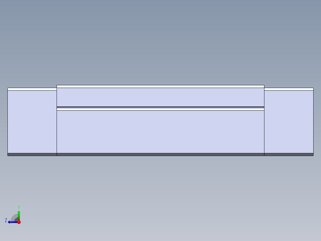 上银直线滑轨-MGW12C 滑块右视图