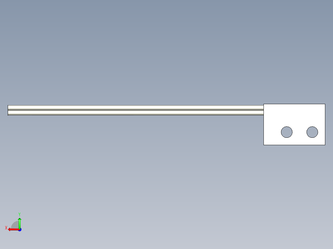 支架光纤_漫反射型FR-W18后视图