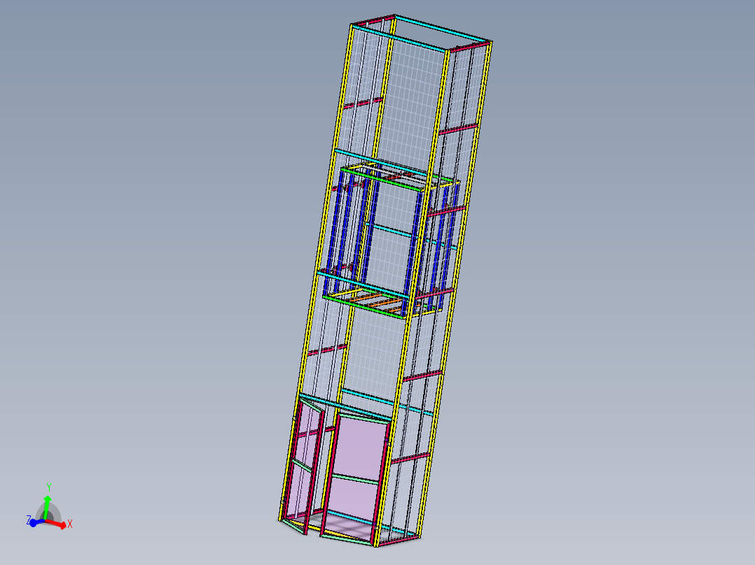 电梯升降机结构2