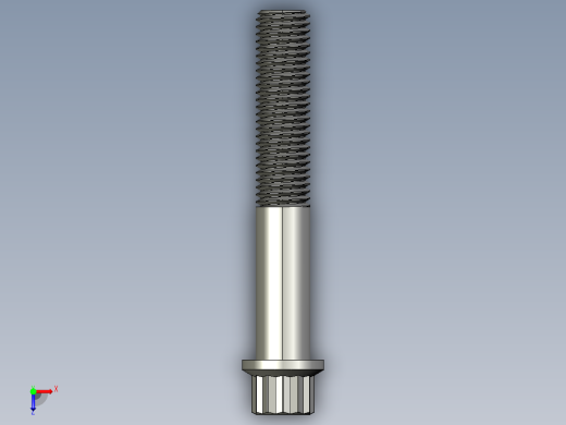 法兰头螺钉-5-16in-24 2long 12-point screws.STEP俯视缩略图