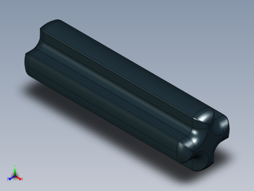 乐高机械组车桥-3704 Black Technic Axle 2.STEP正等轴测缩略图