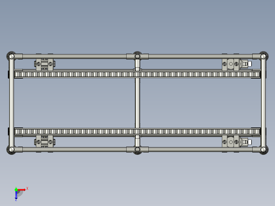 fifo 机架俯视图