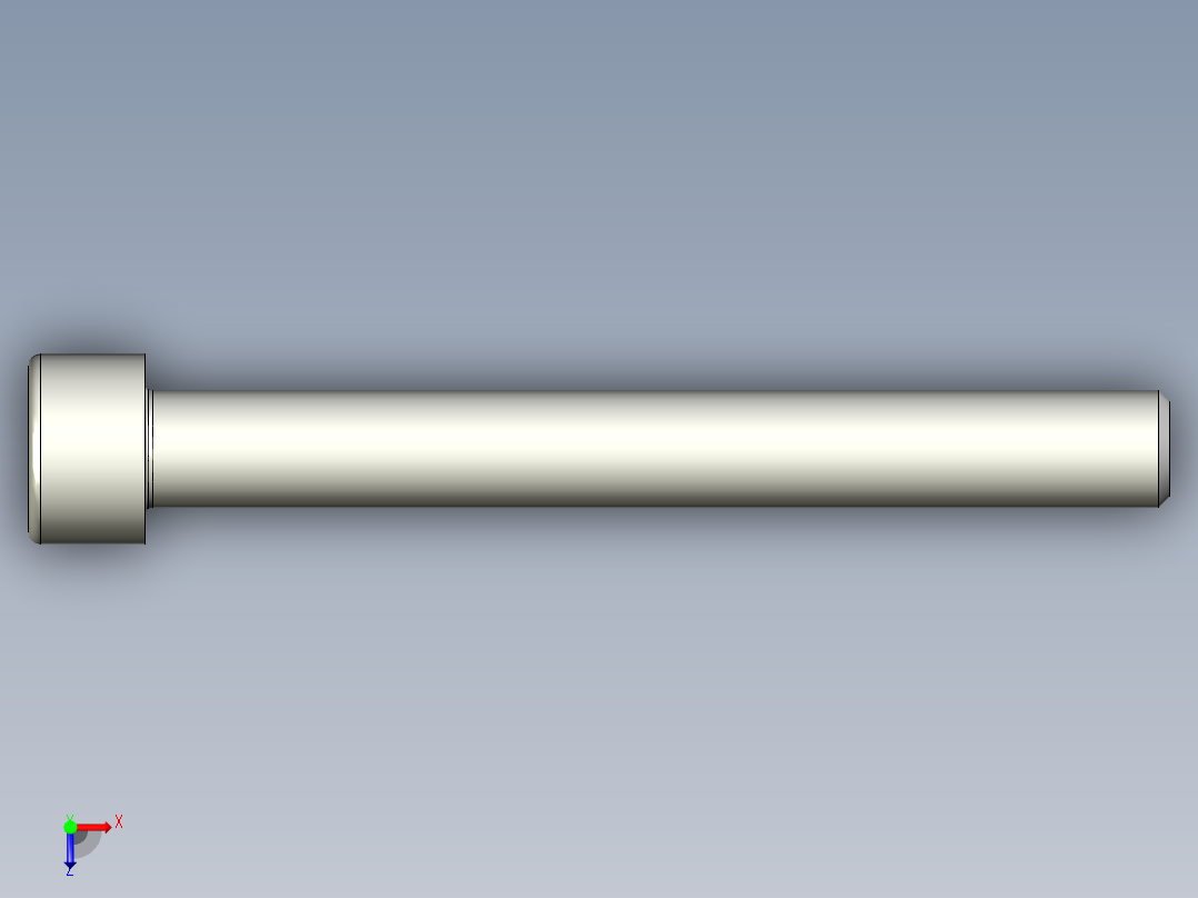 螺钉-DIN_912-M8x70.stp俯视图