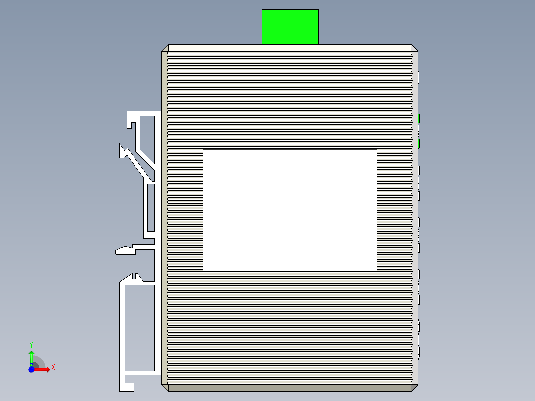 以太网交换机前视图