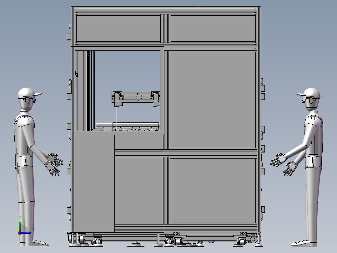 液晶面板BUFFER设备sw18左视图