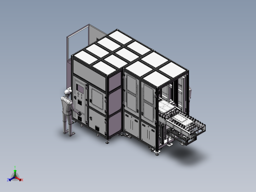 液晶面板BUFFER设备sw18正等轴测缩略图