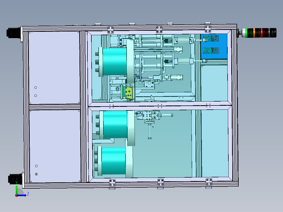 接线板装配锁螺丝机sw22可编辑左视图