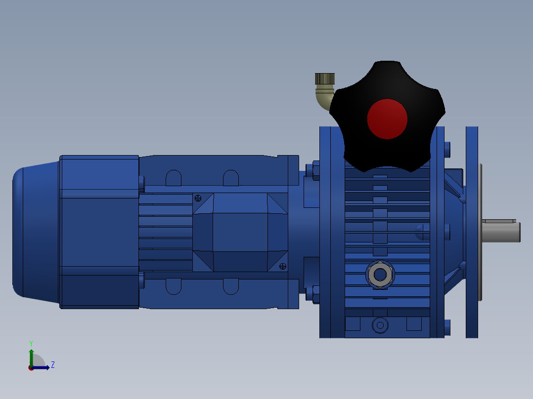 UD机械无级变速机B5型 10款左视图
