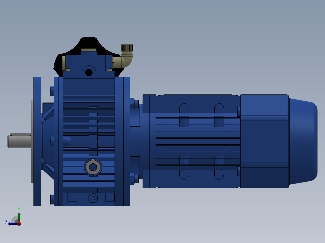 UD机械无级变速机B5型 10款右视图