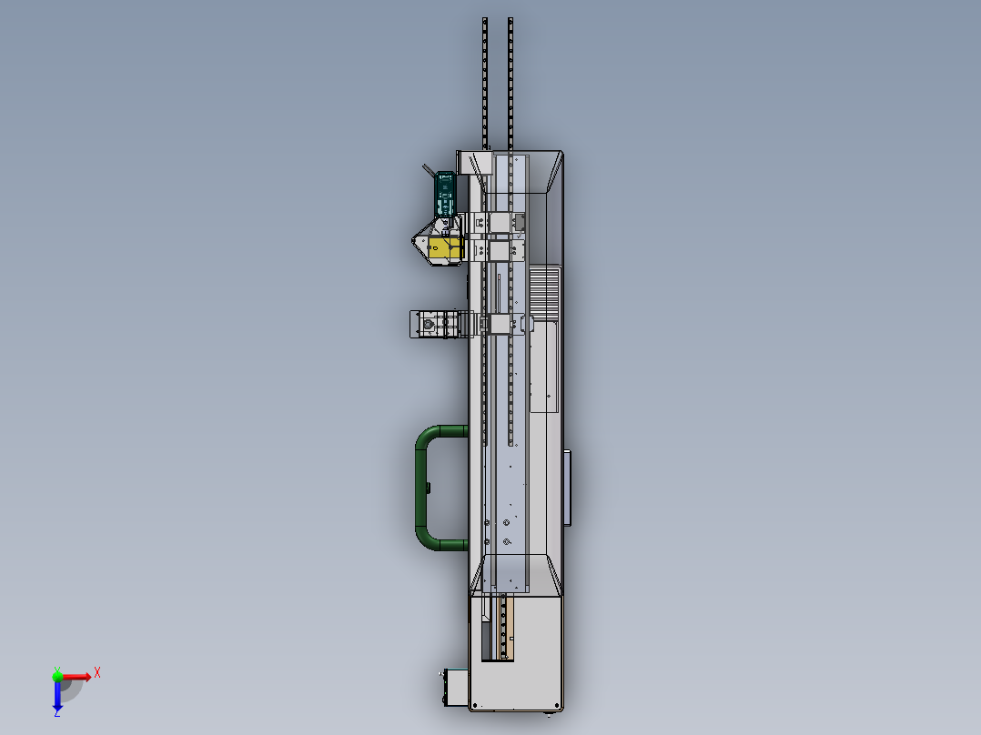 自动验血机俯视图