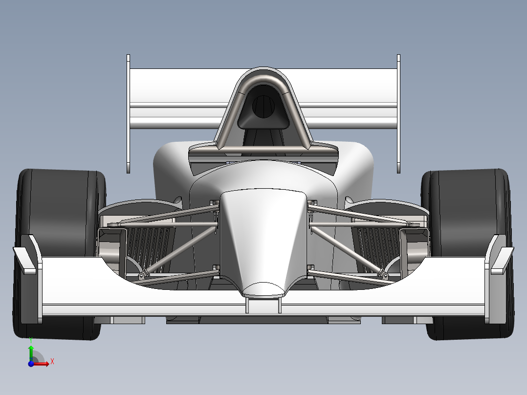 汽车尾翼(41)前视图
