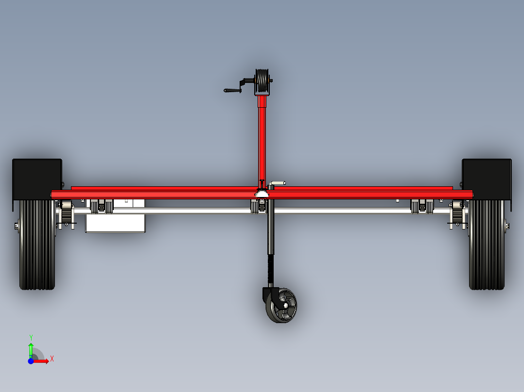 B3003263-多功能拖车前视图