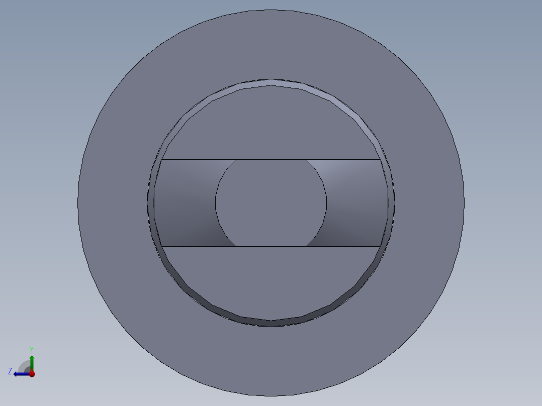 液压缸杆（直径=40毫米，长度=645毫米）右视图