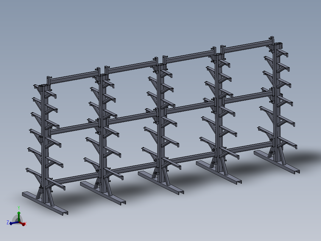 货架、多层悬臂货架