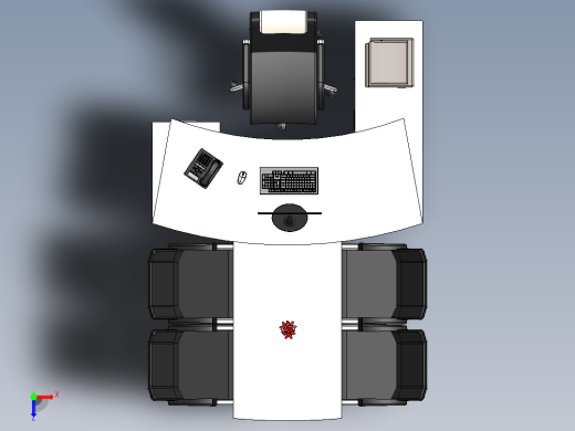 电脑桌(64)俯视缩略图