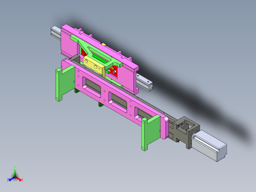 移位调间距模组