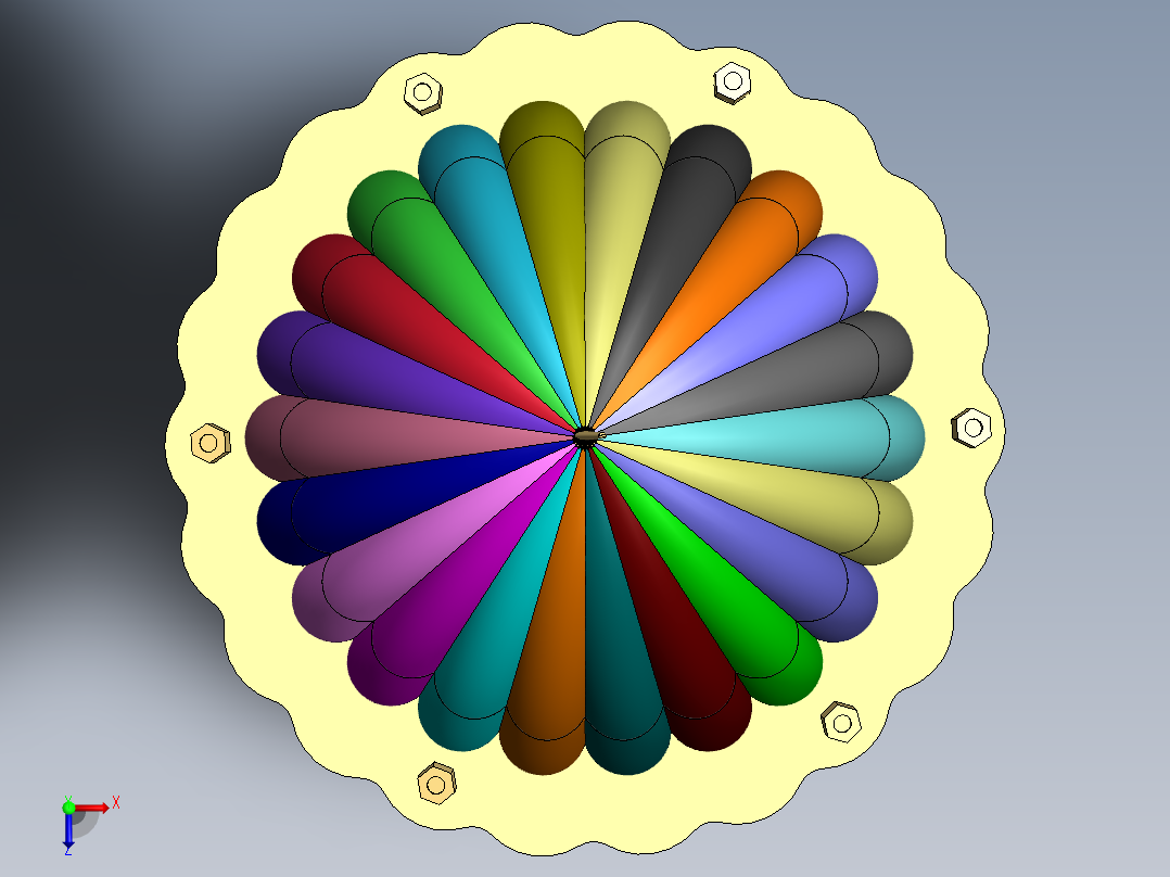 酒吧瓶3d 11俯视图