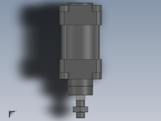 FESTO 2.2 1-2 和 3 英寸 DNGL 气动缸俯视缩略图