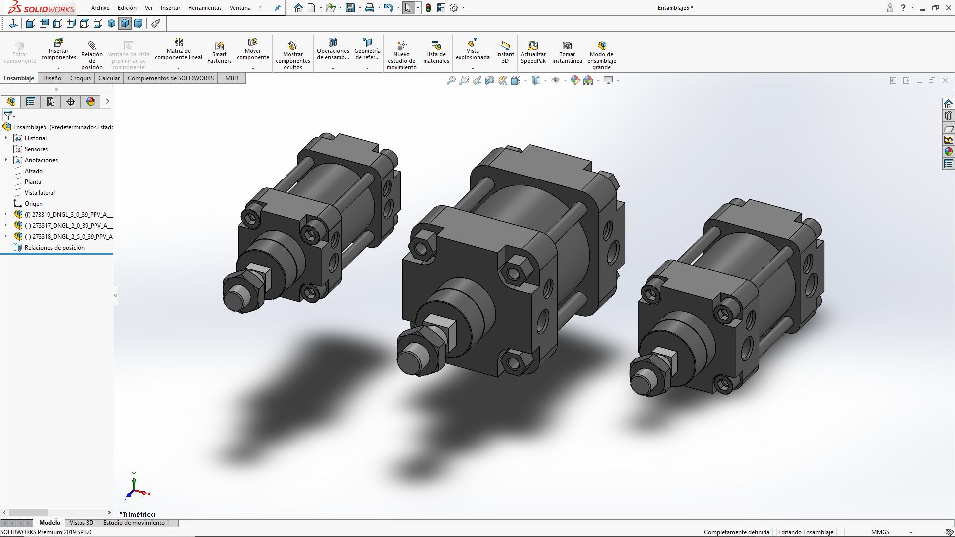 FESTO 2.2 1-2 和 3 英寸 DNGL 气动缸