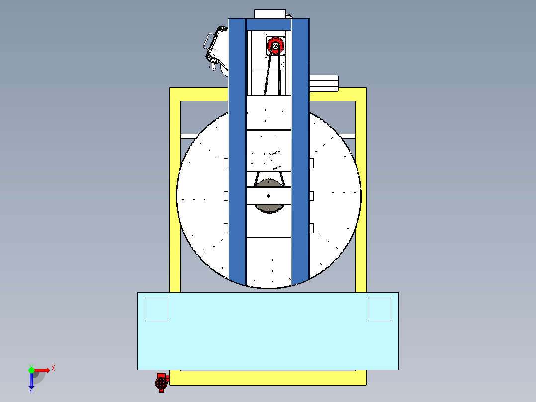 立式自动缠膜机-1570690--80俯视图