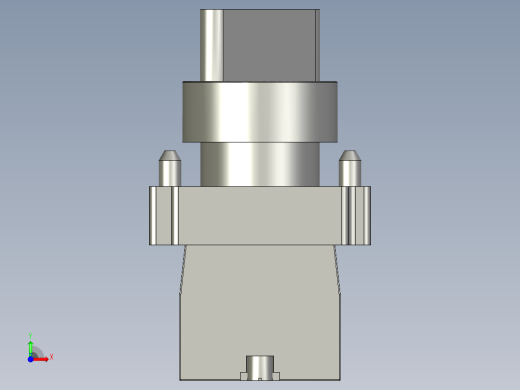2位转换开关按钮前视缩略图