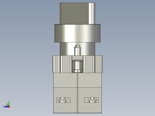 2位转换开关按钮右视缩略图