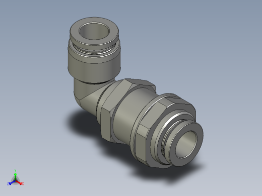 直角穿板接头PLM10