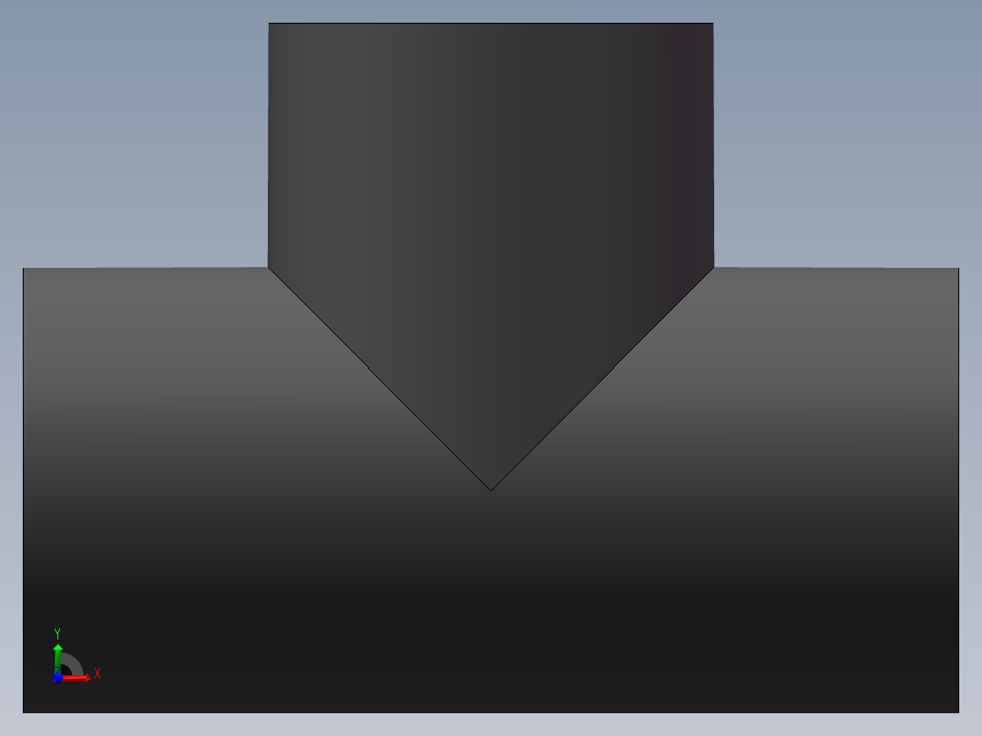 三通-UPVC DN15-DN400前视图