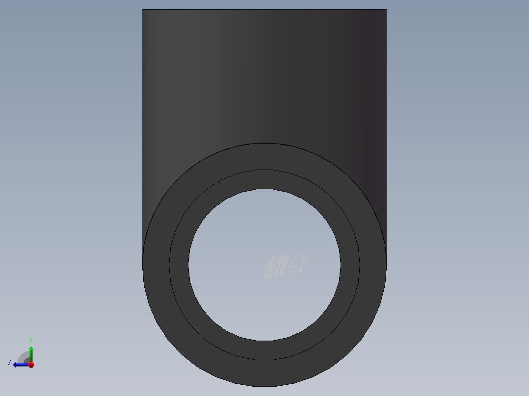 三通-UPVC DN15-DN400右视图