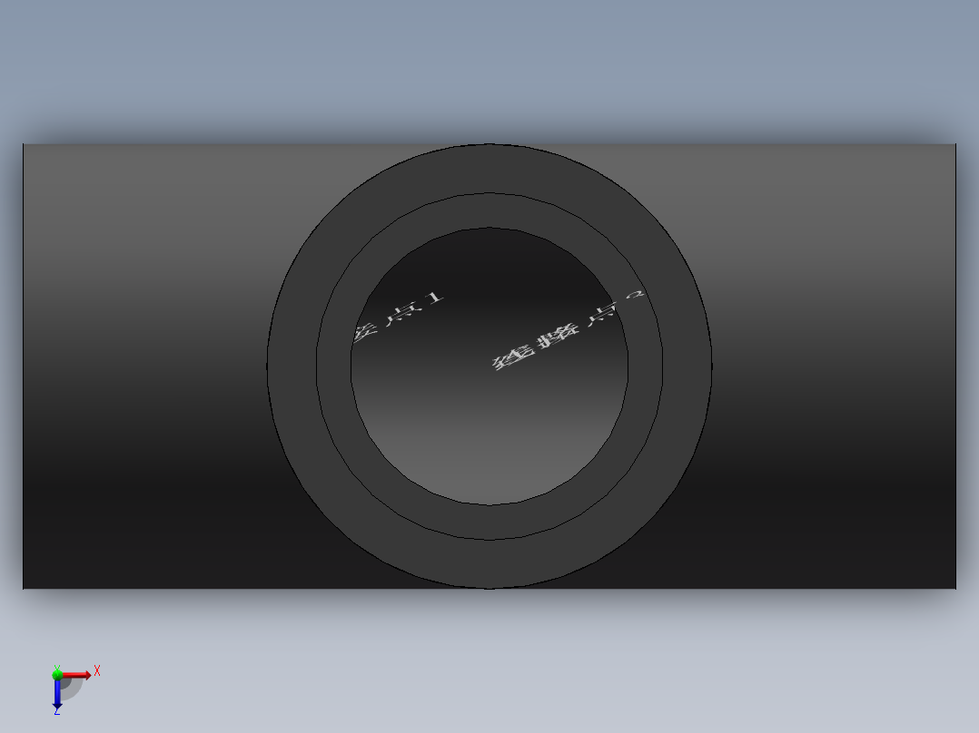 三通-UPVC DN15-DN400俯视图