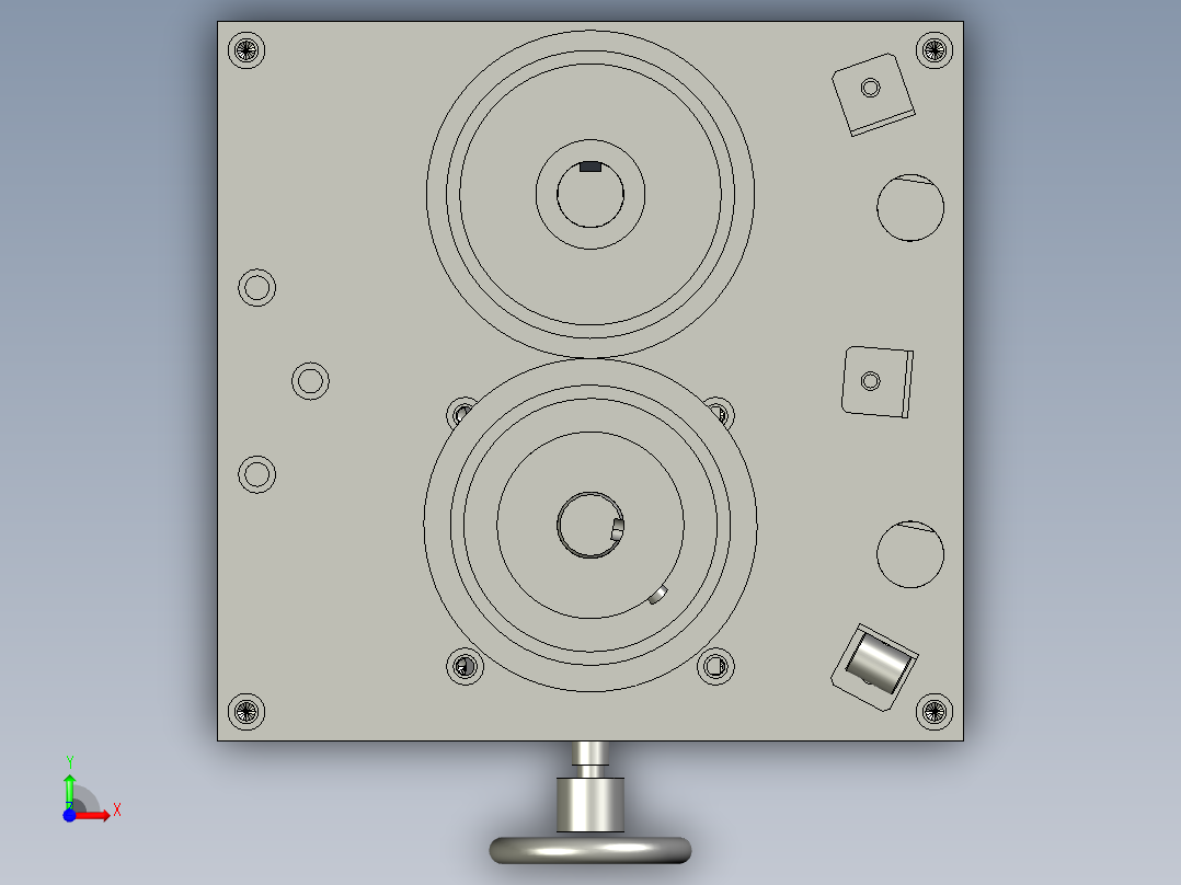 自动唰涂生产线设备设计-侧涂装配-V1前视图