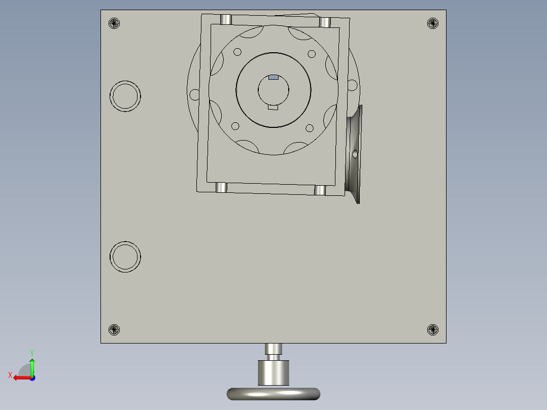 自动唰涂生产线设备设计-侧涂装配-V1后视图