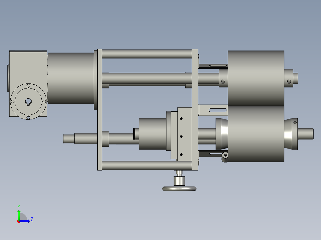 自动唰涂生产线设备设计-侧涂装配-V1左视图