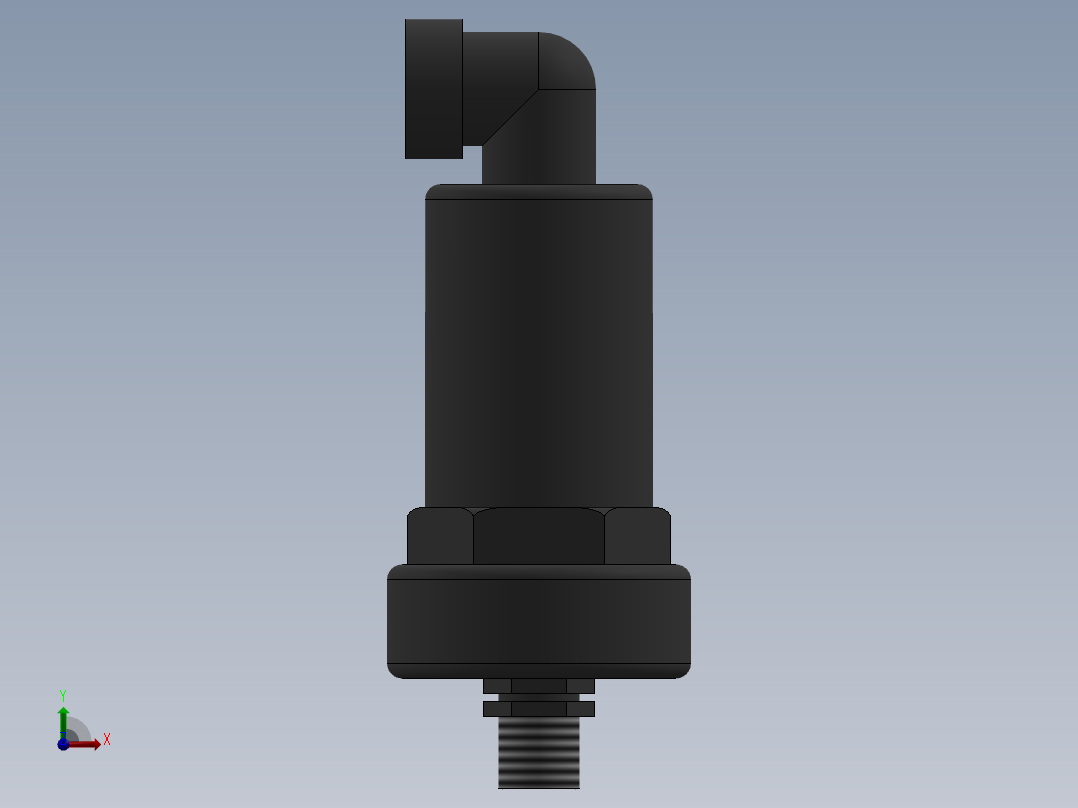 CROSS_DN15_PN10_U-PVC前视图