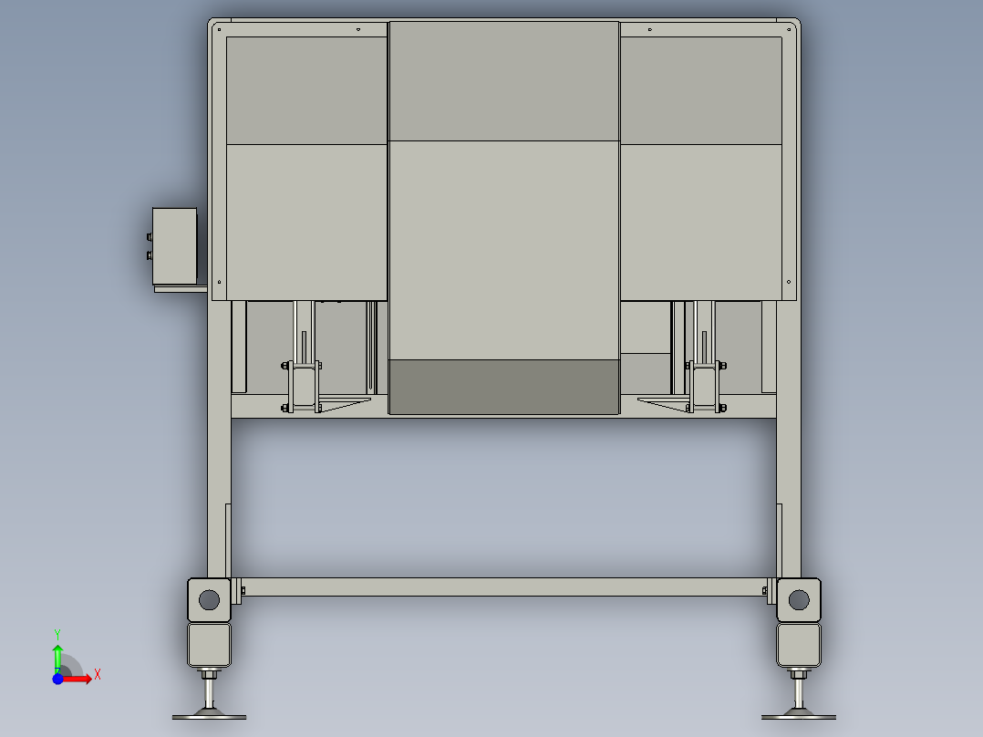 运行平稳的托盘自动上盘装置前视图