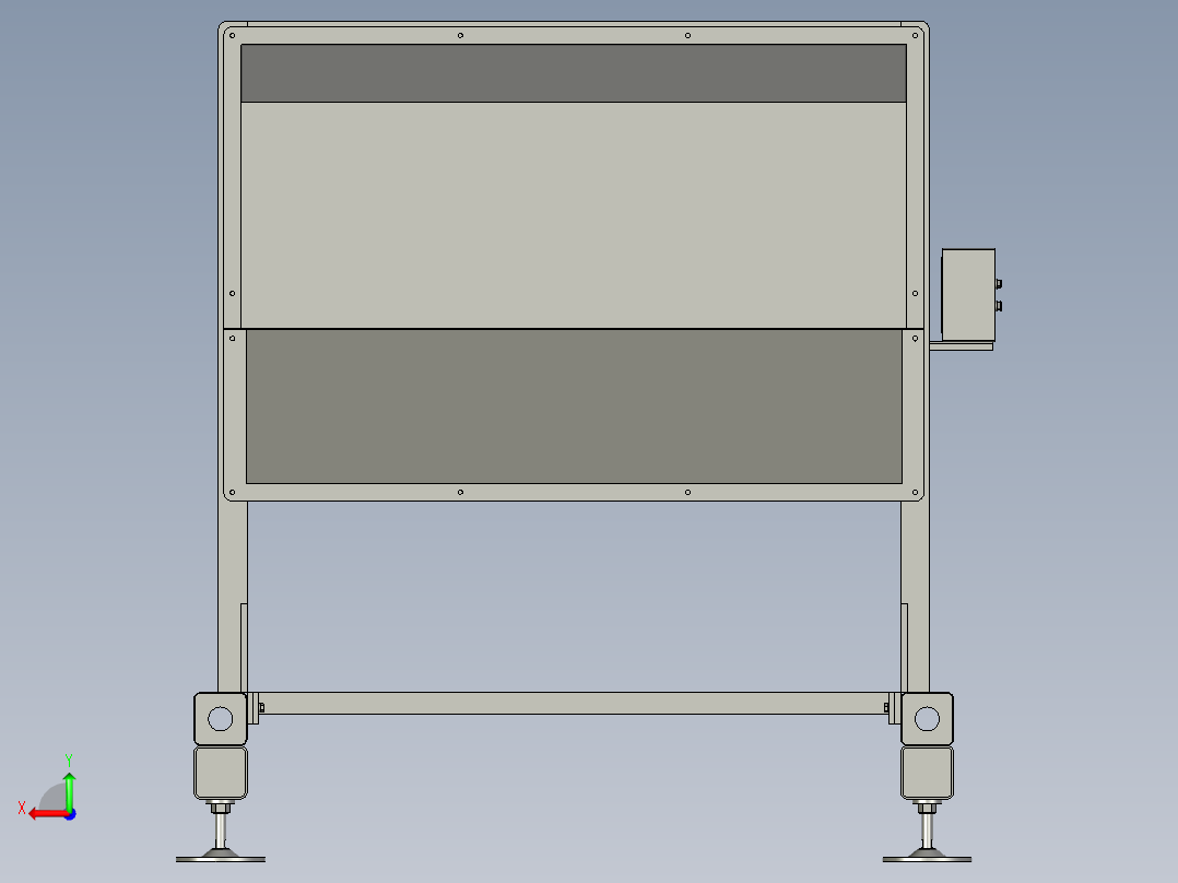 运行平稳的托盘自动上盘装置后视图